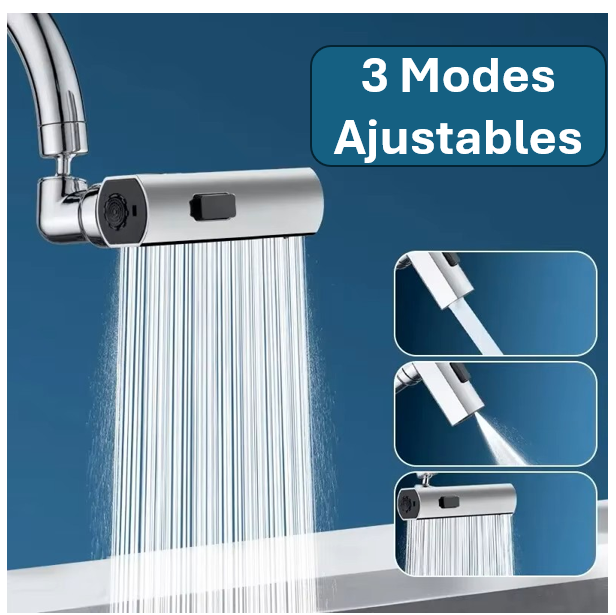 Embout de Robinet Universel - 3 Modes