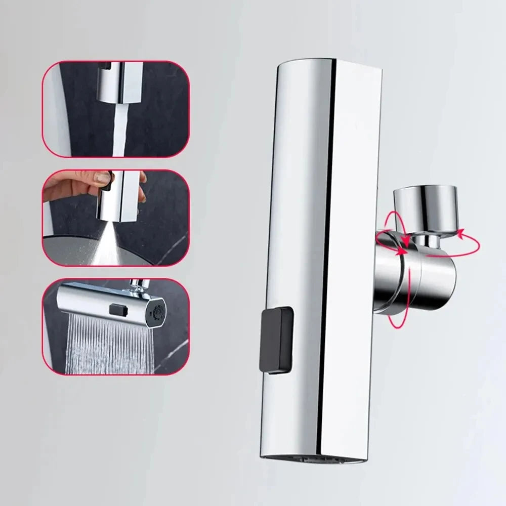 Embout de Robinet Universel - 3 Modes